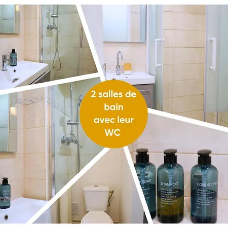 公寓 La Pause Franche - Familles Et Pros, Parking, 2 Sdb, 9 Pers 阿棉